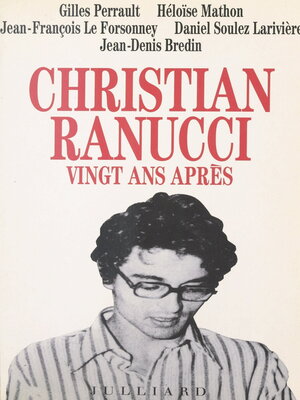 cover image of Christian Ranucci vingt ans après